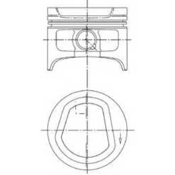 Поршень KOLBENSCHMIDT 94553620