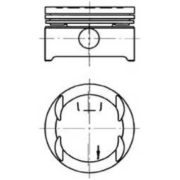Поршень KOLBENSCHMIDT 94637600