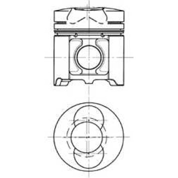 Поршень KOLBENSCHMIDT 94654600