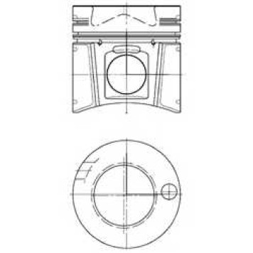 Поршень KOLBENSCHMIDT 94681600