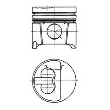 Поршень KOLBENSCHMIDT 94786710