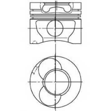 Поршень KOLBENSCHMIDT 94823700