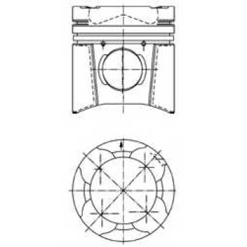 Поршень KOLBENSCHMIDT 94846600