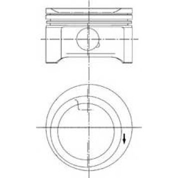 Поршень KOLBENSCHMIDT 94895630