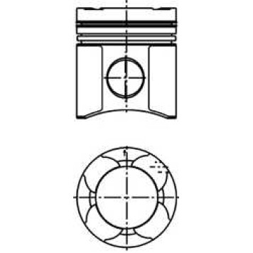 Поршень KOLBENSCHMIDT 99330600
