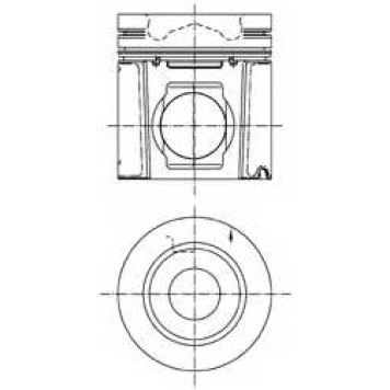 Поршень KOLBENSCHMIDT 99353600