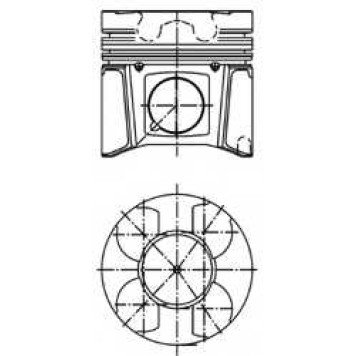 Поршень KOLBENSCHMIDT 99433600