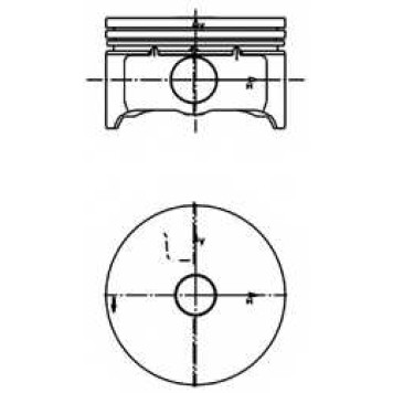 Поршень KOLBENSCHMIDT 99456600
