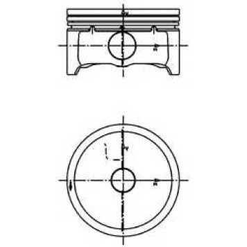 Поршень KOLBENSCHMIDT 99457620