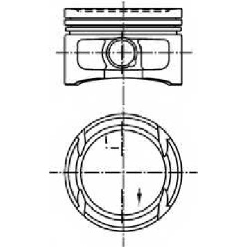 Поршень KOLBENSCHMIDT 99562620