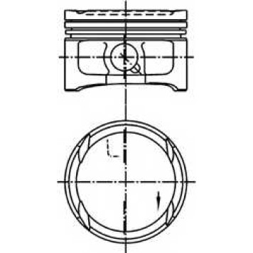 Поршень KOLBENSCHMIDT 99563600
