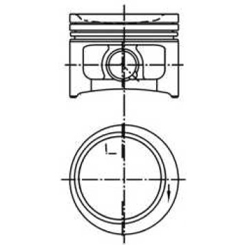 Поршень KOLBENSCHMIDT 99679610