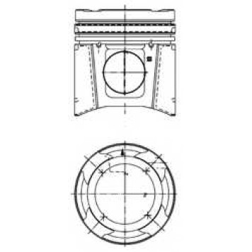 Поршень KOLBENSCHMIDT 99697600
