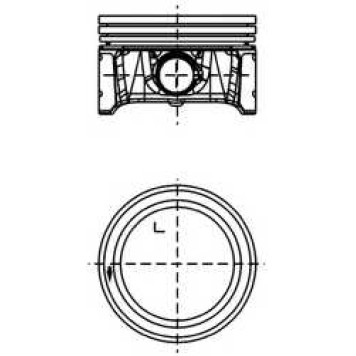 Поршень KOLBENSCHMIDT 99913600