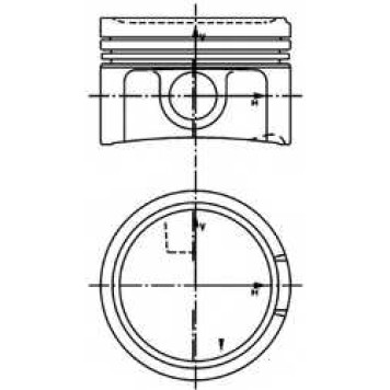 Поршень KOLBENSCHMIDT 99933620