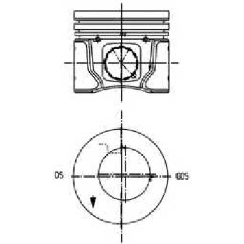 Поршень KOLBENSCHMIDT 99963620