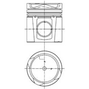 Поршень KOLBENSCHMIDT 99985600