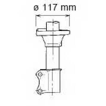 Амортизатор задний правый для HYUNDAI ACCENT(X-3) <b>KYB Excel-G 332080</b>