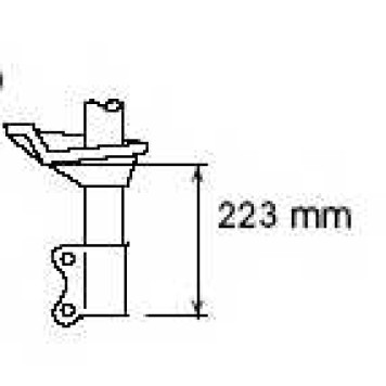 Амортизатор передний левый для NISSAN ALMERA(N15) <b>KYB Excel-G 333193</b>