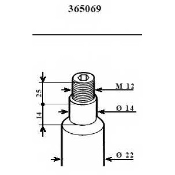 Амортизатор передний для BMW 5(E34) <b>KYB Excel-G 365069</b>