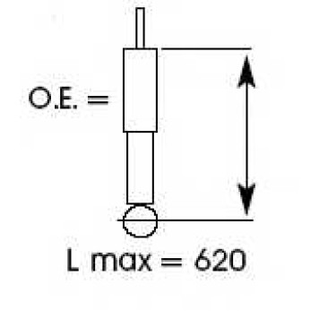 Амортизатор задний для TOYOTA RAV 4(ACA2#, CLA2#, SXA1#, XA2#, ZCA2#) <b>KYB Gas A Just 553195</b>