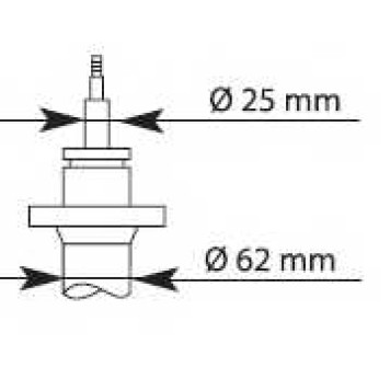 Амортизатор передний для CITROEN JUMPER / FIAT DUCATO / PEUGEOT BOXER <b>KYB Premium 635806</b>