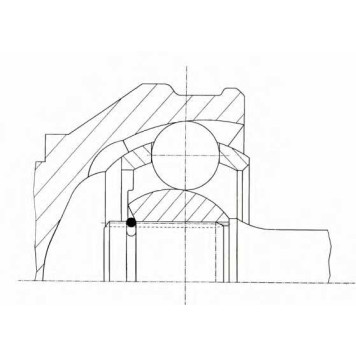 Шарнир приводного вала LOBRO 300856