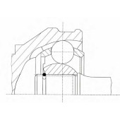 Шарнирный комплект приводного вала LOBRO 304610