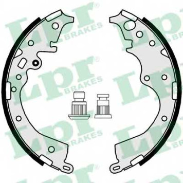Комплект тормозных колодок для TOYOTA HIACE(KDH2#, LH1#, LXH1#, RZH1#, TRH2#) <b>LPR 01035 / 81035</b>