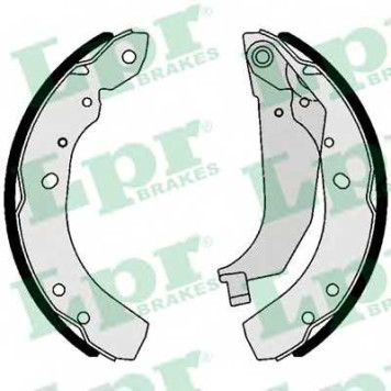 Комплект тормозных колодок для CHRYSLER CONCORDE <b>LPR 01049 / 81049</b>