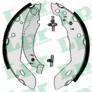 Комплект тормозных колодок для PEUGEOT 205, 309 / RENAULT 11, 19, 21, 5, 9, CLIO, RAPID, SUPER 5 <b>LPR 04480 / 84480</b>