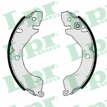 Комплект тормозных колодок для HYUNDAI PONY(X-1,X-2) / ISUZU ASKA / MITSUBISHI COLT(C1#A,C5#A), LANCER(C1#A,C6#A,C7#A) <b>LPR 05220 / 85220</b>