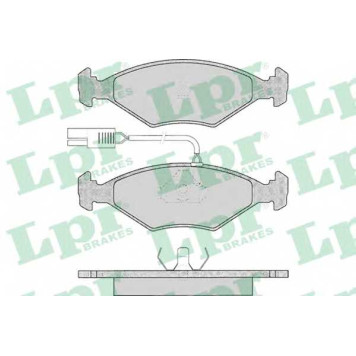 Колодки тормозные дисковые для FIAT DUNA(146 B), ELBA(146#), FIORINO(146,147), PENNY(257) <b>LPR 05P017 / 21193</b>