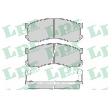 Колодки тормозные дисковые для MAZDA 626(GD,GV) <b>LPR 05P041 / 20191</b>
