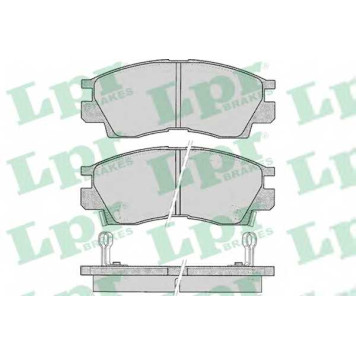 Колодки тормозные дисковые для MITSUBISHI ECLIPSE(D3#A), SAPPORO(E16A) <b>LPR 05P042 / 21745</b>