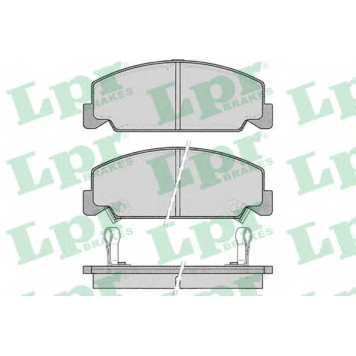 Колодки тормозные дисковые для HONDA ACCORD(AC,AD) <b>LPR 05P083 / 21330</b>