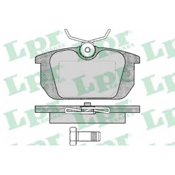 Колодки тормозные дисковые для FIAT BARCHETTA, BRAVA, BRAVO, COUPE, MAREA, PUNTO, TEMPRA S.W., TEMPRA, TIPO, UNO / LANCIA DEDRA, DELTA, THEMA <b>LPR 05P101 / 21103</b>