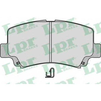 Колодки тормозные дисковые для CHERY A1 / SUZUKI WAGON R+(EM) <b>LPR 05P1028 / 23662</b>