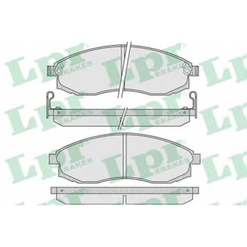 Колодки тормозные дисковые для MITSUBISHI L 200(K6#T,K7#T) / NISSAN MAXIMA QX(A32), MAXIMA(A32) <b>LPR 05P1030 / 23317</b>