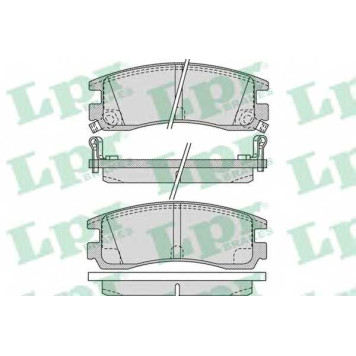 Колодки тормозные дисковые для OPEL SINTRA <b>LPR 05P1031 / 23361</b>