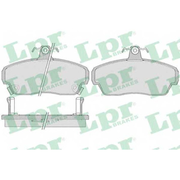 Колодки тормозные дисковые <b>LPR 05P1034 / 21515</b>