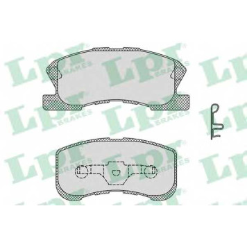 Колодки тормозные дисковые для DAIHATSU MOVE(L6#,L9#), SIRION(M1), YRV(M2) <b>LPR 05P1042 / 23497</b>