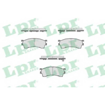 Колодки тормозные дисковые для MAZDA 323 F(BJ), 626(GF,GW), FAMILIA(BJ), PREMACY(CP) <b>LPR 05P1045 / 24005</b>