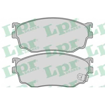 Колодки тормозные дисковые для MAZDA 323 F(BJ), 626(GF,GW), FAMILIA(BJ), PREMACY(CP) <b>LPR 05P1046 / 21757</b>
