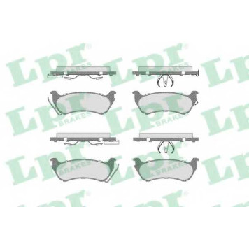 Колодки тормозные дисковые для MERCEDES M(W163) <b>LPR 05P1065 / 23190</b>