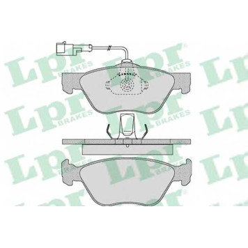Колодки тормозные дисковые для FIAT MAREA(185), MULTIPLA(186), PUNTO(188) / LANCIA LYBRA(839AX,839BX) <b>LPR 05P1098 / 21636</b>