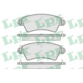Колодки тормозные дисковые для PEUGEOT 206(2A/C,2D) <b>LPR 05P1105 / 23332</b>