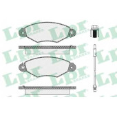 Колодки тормозные дисковые для CITROEN XSARA(N1) / NISSAN KUBISTAR(X76,X80) / RENAULT KANGOO Express(FC0/1#), KANGOO(KC0/1#) <b>LPR 05P1106 / 21978</b>