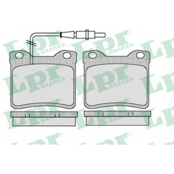 Колодки тормозные дисковые для MERCEDES V(638/2), VITO(638) <b>LPR 05P1134 / 21278</b>