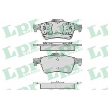 Колодки тормозные дисковые для FORD FOCUS(DA#) / VOLVO S40(MS) <b>LPR 05P1189 / 5SP1189</b>
